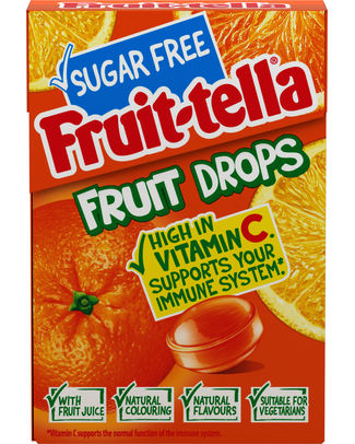 Fruit-tella Fruit Drops Citrus 45g - 10