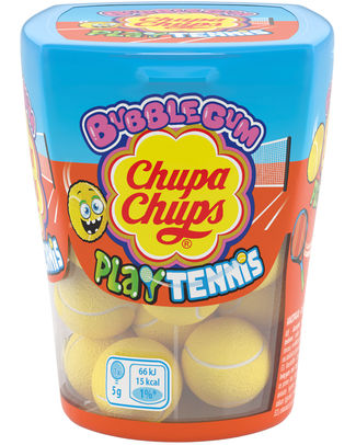 Chupa Chups Bubblegum Play Tennis 90g - 8