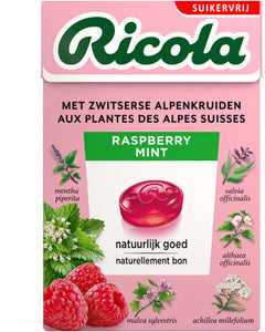 Box Ricola Raspberry Mint 50g - 20