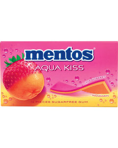 MENTOS GUM AQUAKISS STRAWBERRY/MANDARIN 14P - 20