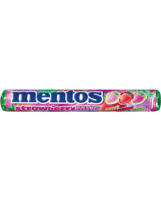 Mentos Rolls Strawberry Mix  38GR - 40