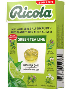 Ricola green tea lime 50 gr - 20