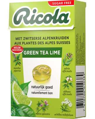 Ricola green tea lime 50 gr - 20