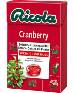 Ricola cranberry 50 gr - 20