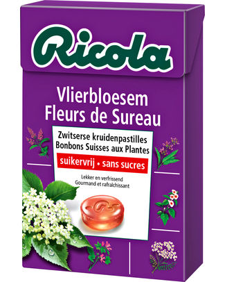 Box Ricola Elderflower 50g - 20