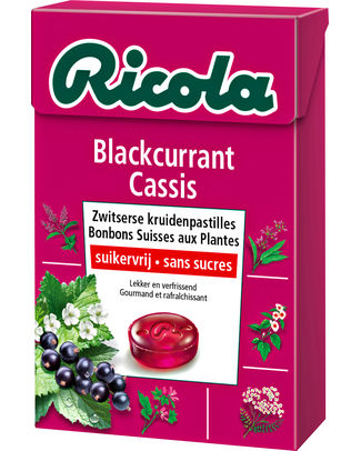 Ricola blackcurrant 50g - 20