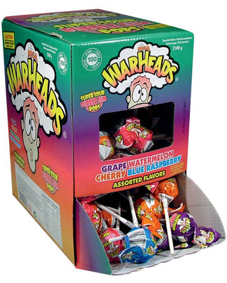 MEGA WARHEADS LOLLIES ORIGINAL- 100